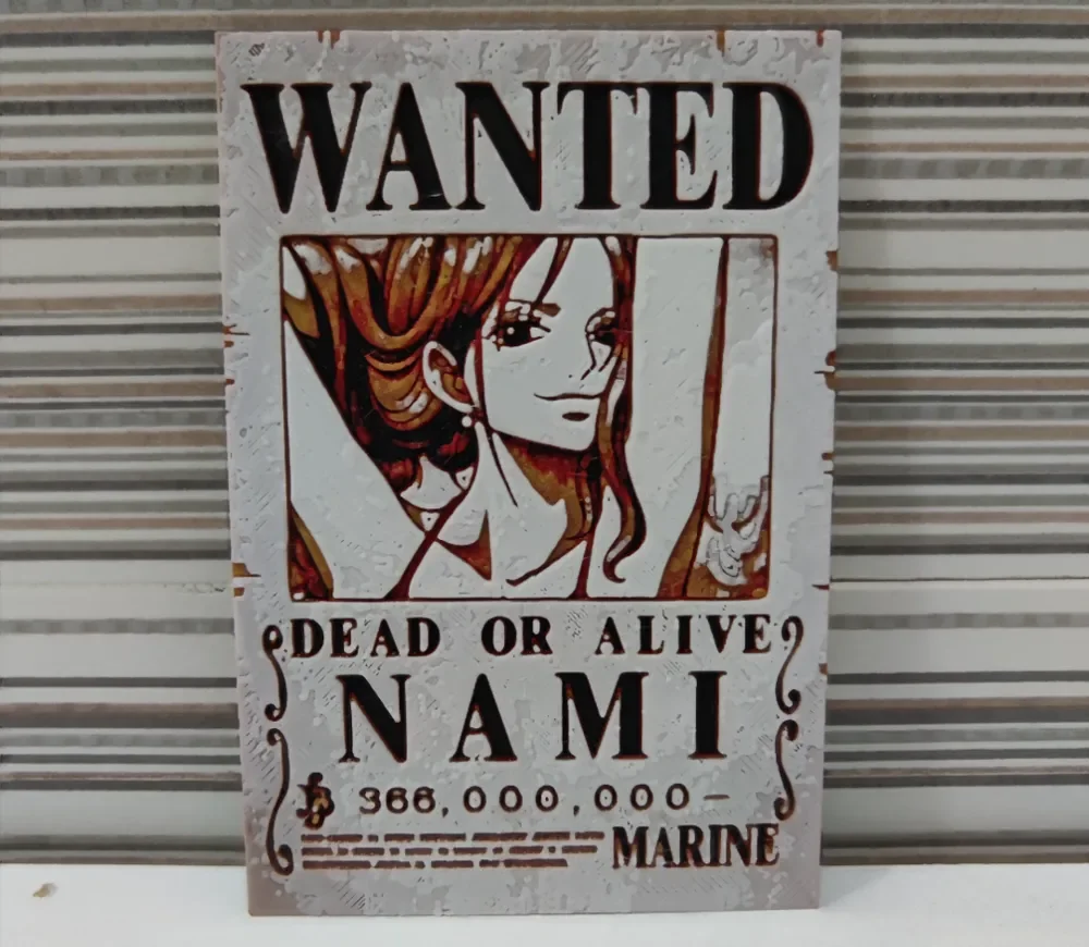 Hueforge style letter from Nami Hueforge style letter from Nami