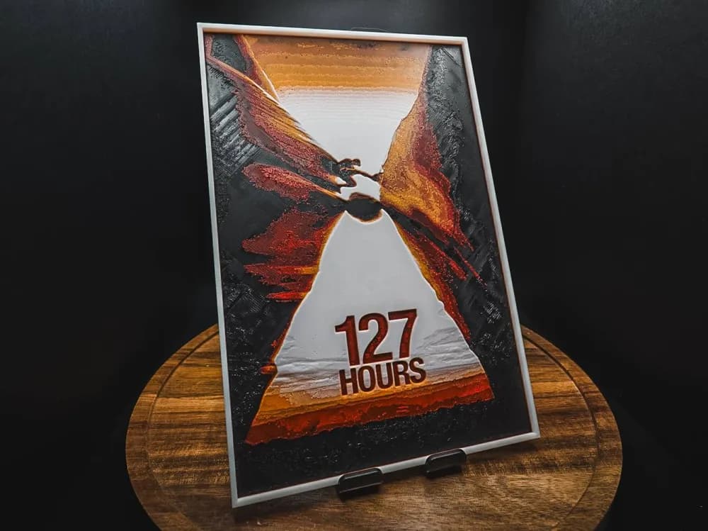 127 Hours (Movie Poster - HueForge) 127 Hours (Movie Poster - HueForge)