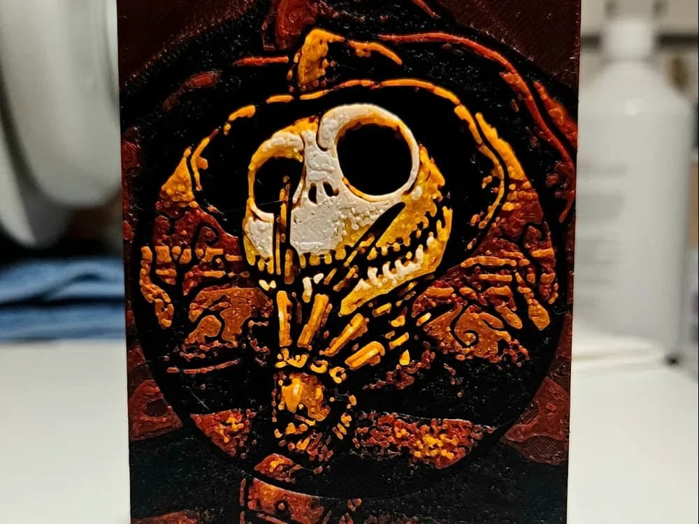 HalloweenNightmare before Christmas Freddy Krueger by Mano's 3d_Art HueForge model: HalloweenNightmare before Christmas Freddy Krueger by Mano's 3d_Art