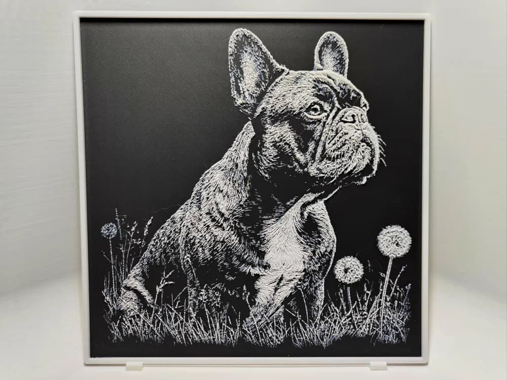 French Bulldog - Hueforge by BeaN HueForge model: French Bulldog - Hueforge by BeaN