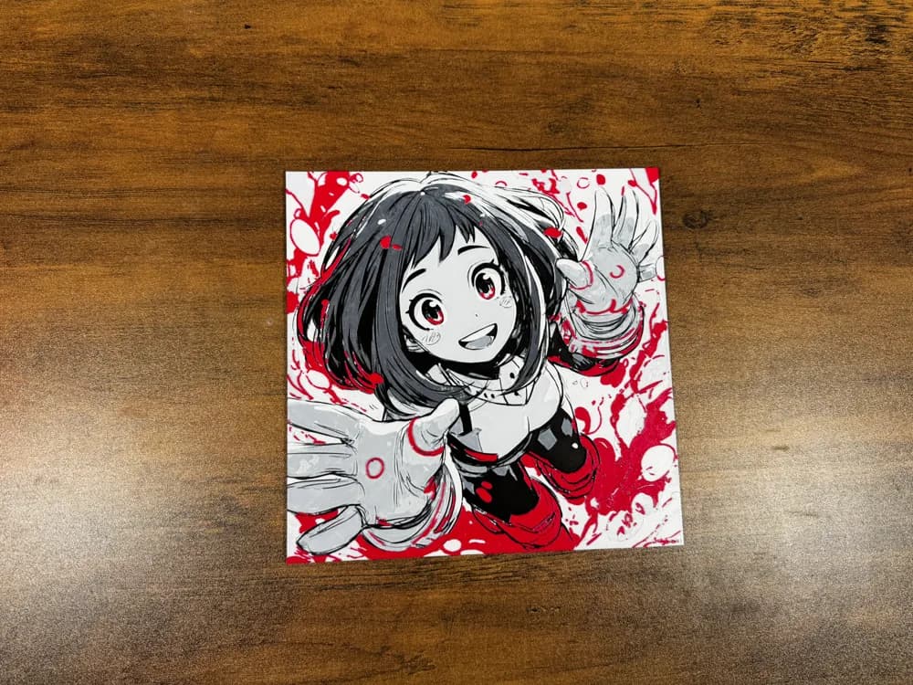 HueForge model: Ochaco – Weightless Wonder with a Splash of Power by 3D Prints By Vic