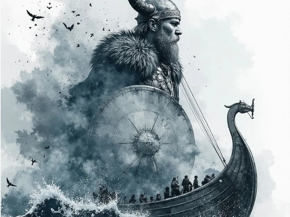 Viking 200x200 by Krave HueForge model: Viking 200x200 by Krave