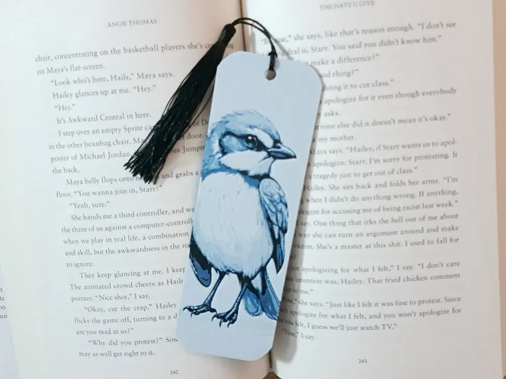 Blue bird Bookmark, Hueforge by Dame Jo HueForge model: Blue bird Bookmark, Hueforge by Dame Jo