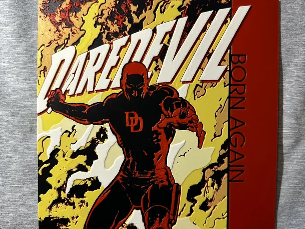 Daredevil Born Again Hueforge by Hey Ben HueForge model: Daredevil Born Again Hueforge by Hey Ben