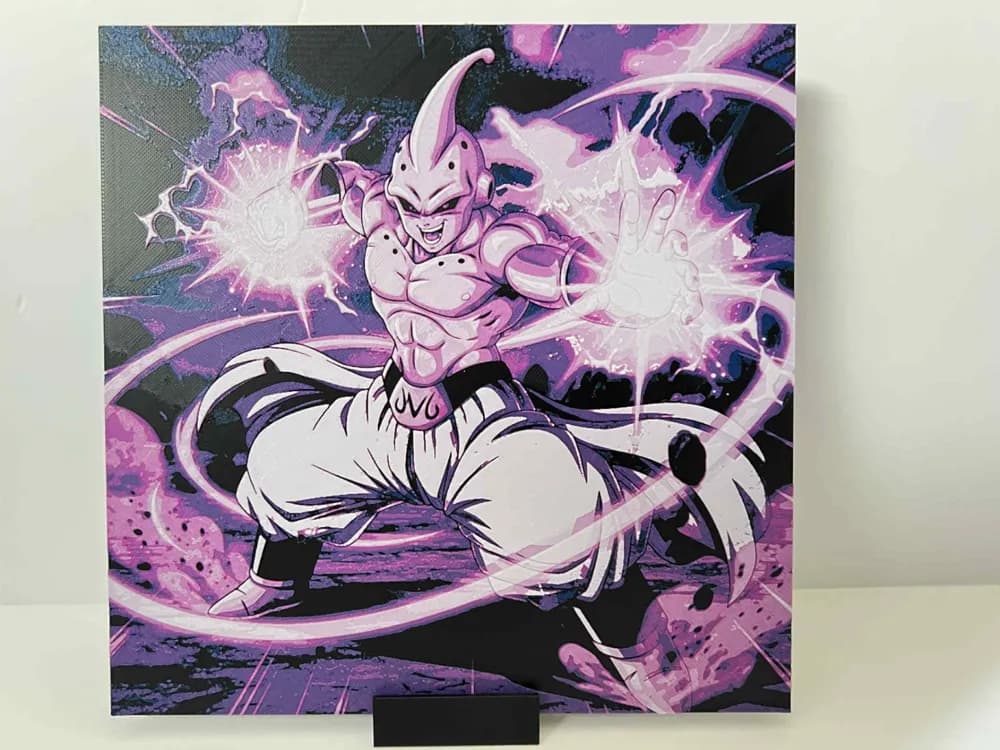 Majin Buu by 3djd HueForge model: Majin Buu by 3djd