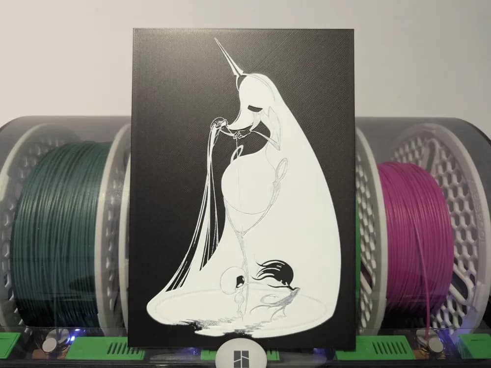 Silk Family - Hollow Knight Silksong by Razel HueForge model: Silk Family - Hollow Knight Silksong by Razel