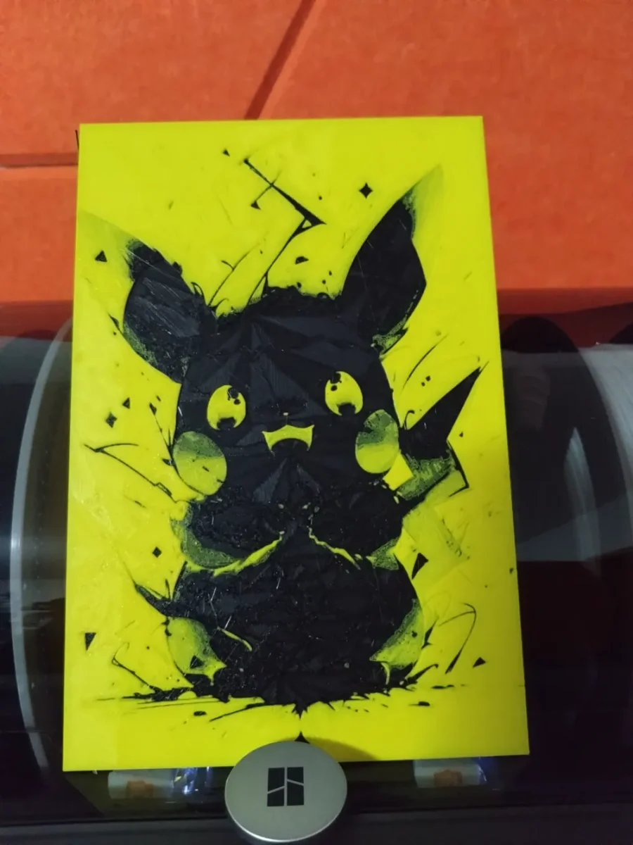 Pikachu (HueForge) by Asgar3D HueForge model: Pikachu (HueForge) by Asgar3D