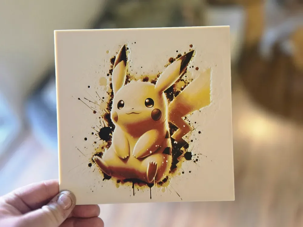 *UPDATED* Graffiti Pikachu Hueforge *UPDATED* Graffiti Pikachu Hueforge