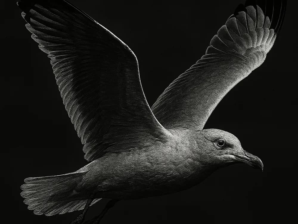 Hueforge Seagull by cterry2000 HueForge model: Hueforge Seagull by cterry2000