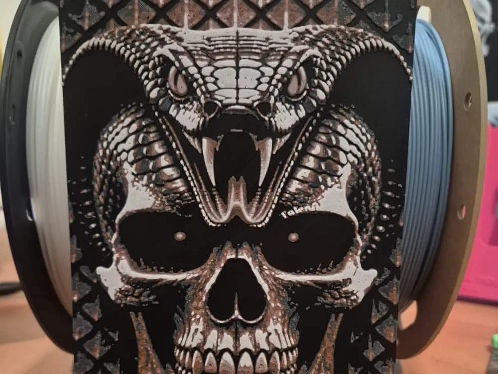 snake skull hueforge by Buntsta HueForge model: snake skull hueforge by Buntsta