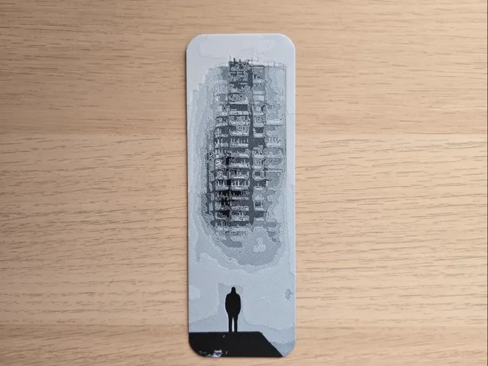 Strange Build Bookmark by Atrus Design HueForge model: Strange Build Bookmark by Atrus Design