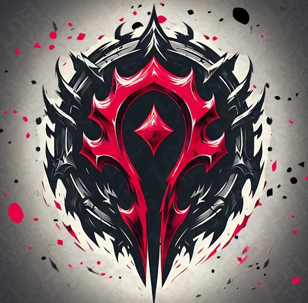 Horde Logo Hueforge by LoFi Layers HueForge model: Horde Logo Hueforge by LoFi Layers