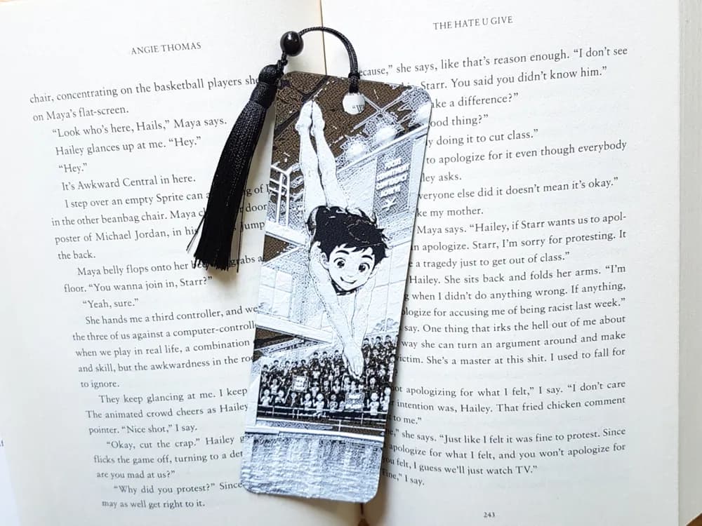 Bookmark, Boy Diver, Sports, Athlete by Dame Jo HueForge model: Bookmark, Boy Diver, Sports, Athlete by Dame Jo
