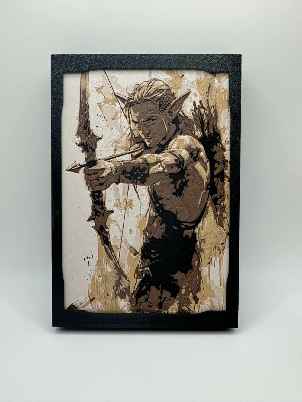 D&D Character Concepts - Elven Ranger by Canadian Gamer HueForge model: D&D Character Concepts - Elven Ranger by Canadian Gamer
