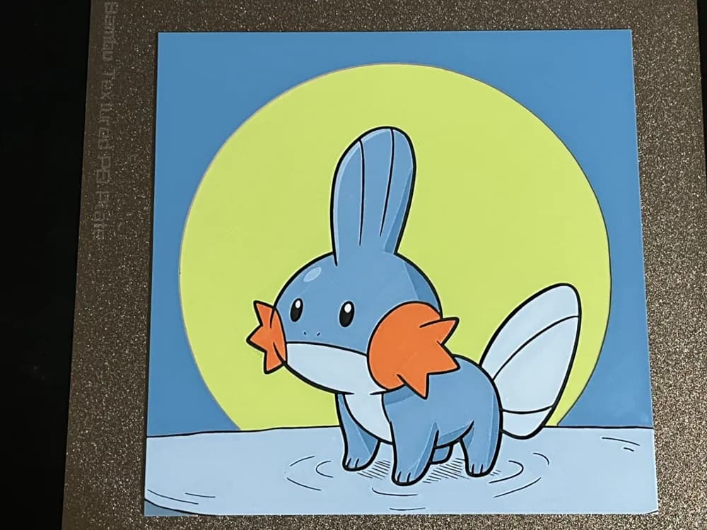 Mudkip Pokemon Hueforge Mudkip Pokemon Hueforge