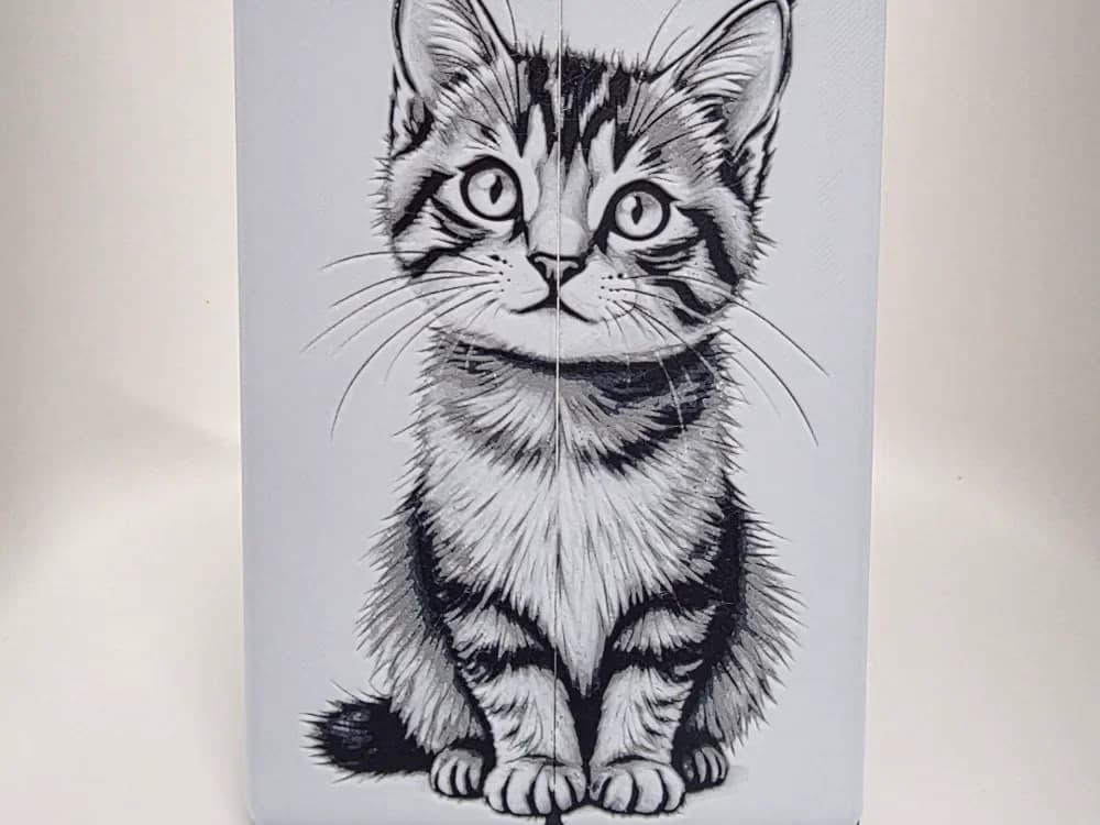 x2 Cat Bookmarks by Morganja HueForge model: x2 Cat Bookmarks by Morganja