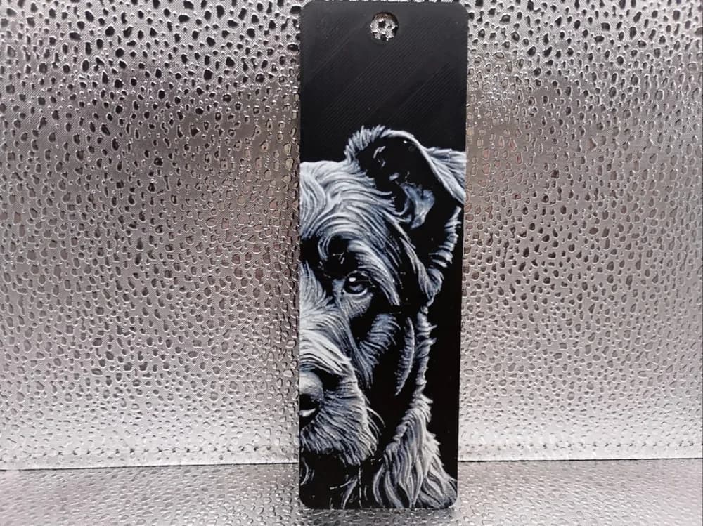 Bouvier Des Flanders Bookmark - Hueforge by Borishotch Industries HueForge model: Bouvier Des Flanders Bookmark - Hueforge by Borishotch Industries