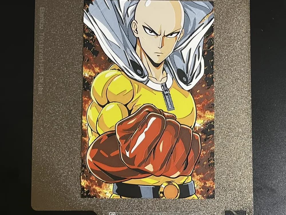 Saitama One Punch Man Hueforge by FantasyZ HueForge model: Saitama One Punch Man Hueforge by FantasyZ