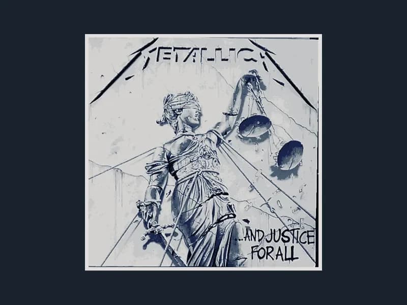 Metallica – ...And Justice For All (Album Art) by HugheCraft HueForge model: Metallica – ...And Justice For All (Album Art) by HugheCraft