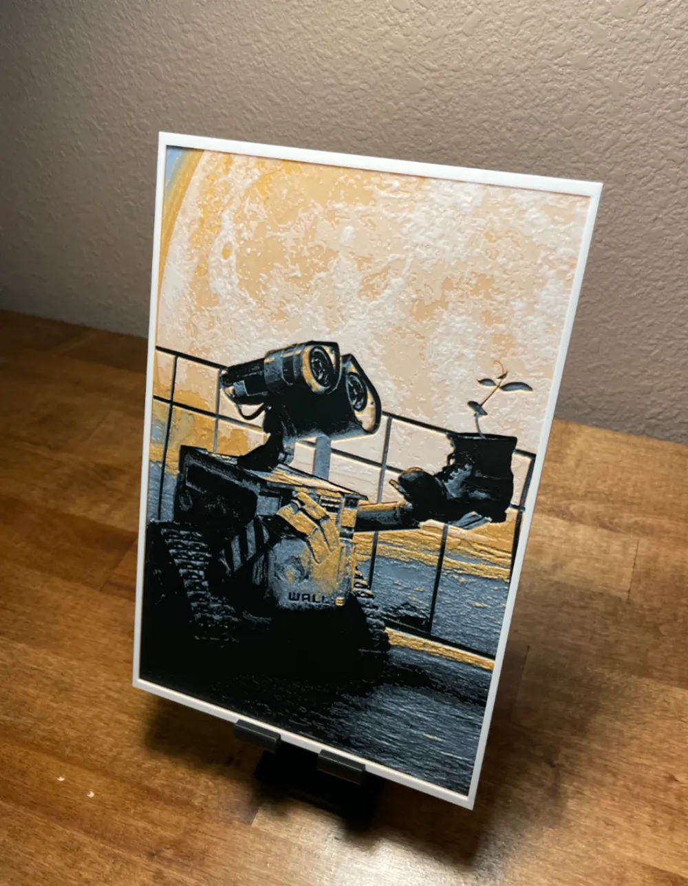 HueForge model: Hueforge - Disney - Wall-E in the Moonlight by Cloudy Nostalgia