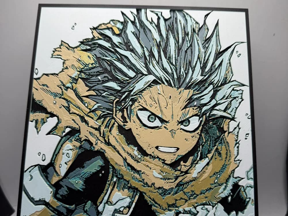 HueForge model: Deku All for One by MonkeyForge 3D