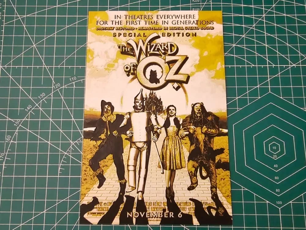 The Wizard of Oz Movie Poster - Hueforge Art by Lumpy3D HueForge model: The Wizard of Oz Movie Poster - Hueforge Art by Lumpy3D