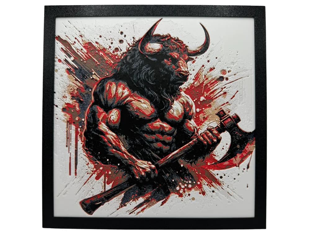 Minotaur - Hueforge by Canadian Gamer HueForge model: Minotaur - Hueforge by Canadian Gamer