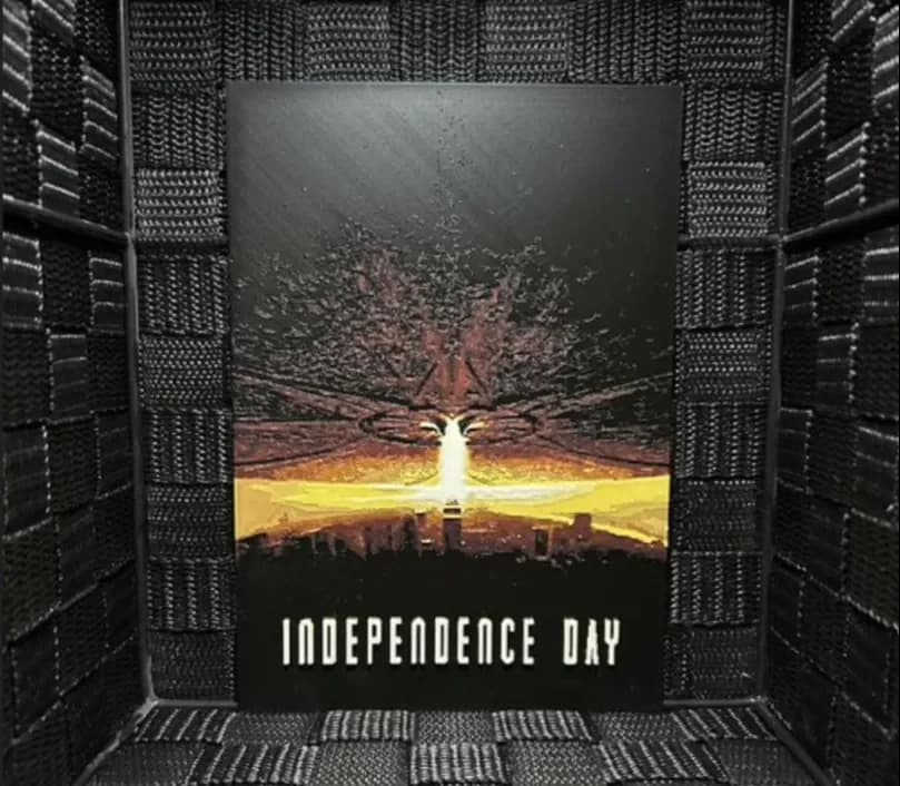 Hueforge Movie Poste - Independence Day - by JoDau HueForge model: Hueforge Movie Poste - Independence Day - by JoDau