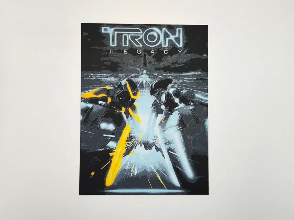 Tron legacy poster - Hueforge by Altf4-Formation HueForge model: Tron legacy poster - Hueforge by Altf4-Formation
