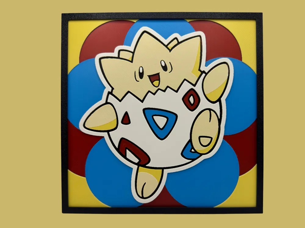 HueForge model: Togepi by Canadian Gamer