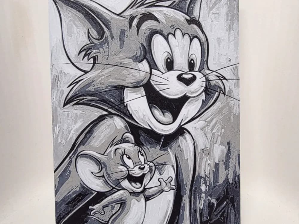 Tom And Jerry Hueforge by Morganja HueForge model: Tom And Jerry Hueforge by Morganja