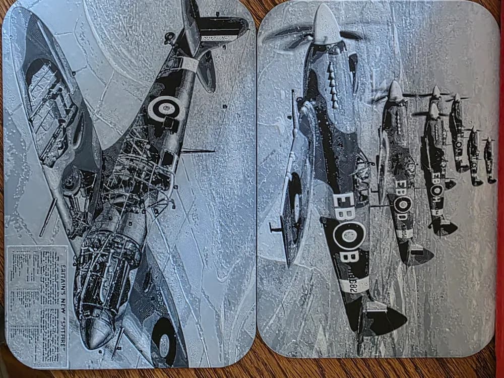 Supermarine Spitfire Wall Art by AirMechDesigns HueForge model: Supermarine Spitfire Wall Art by AirMechDesigns