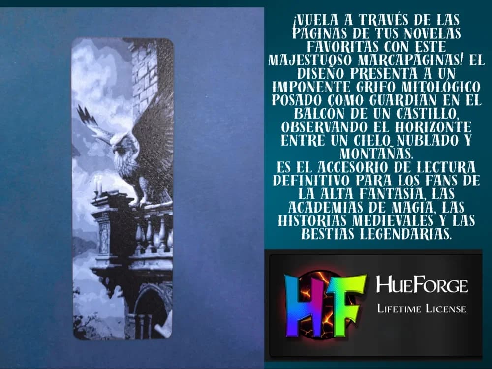 BookmarkGuardian Griffin by FYTY112 HueForge model: BookmarkGuardian Griffin by FYTY112