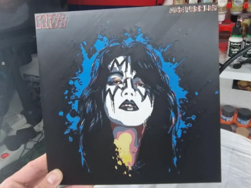 Ace Frehley Hueforge - Kiss by Dakiren HueForge model: Ace Frehley Hueforge - Kiss by Dakiren