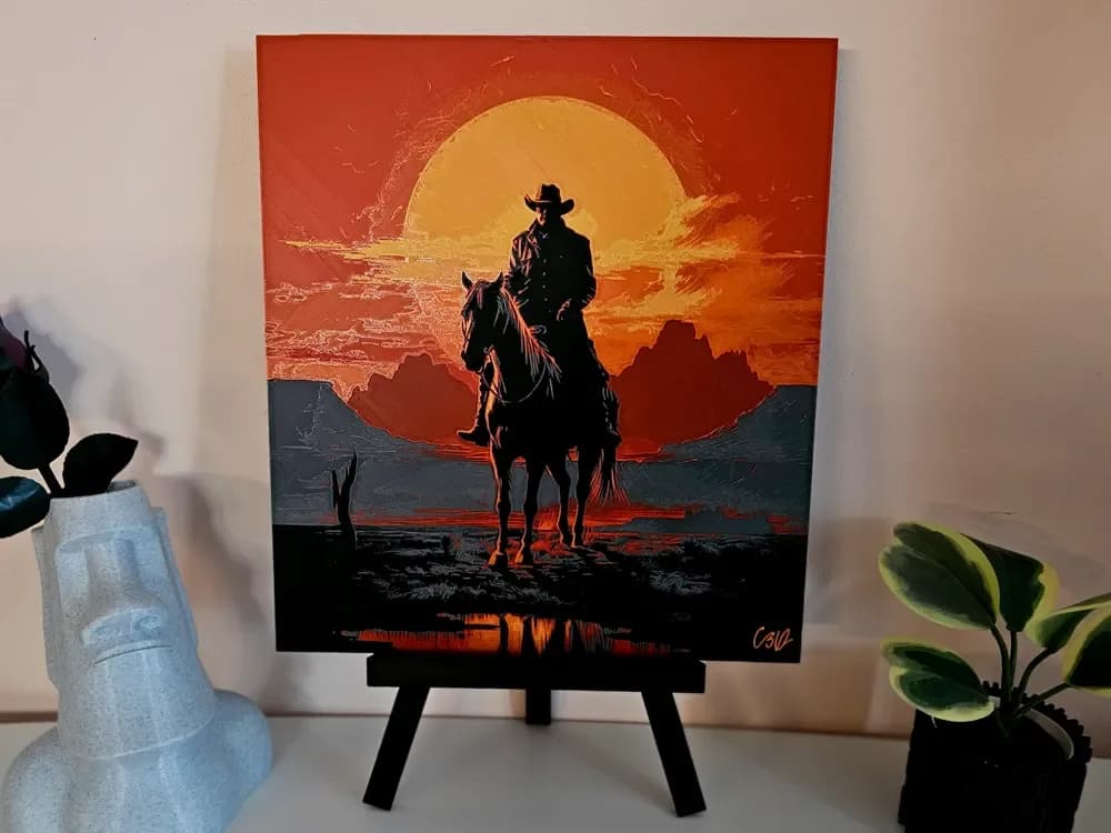 Red Dead Redemption - HueForge by C3D HueForge model: Red Dead Redemption - HueForge by C3D