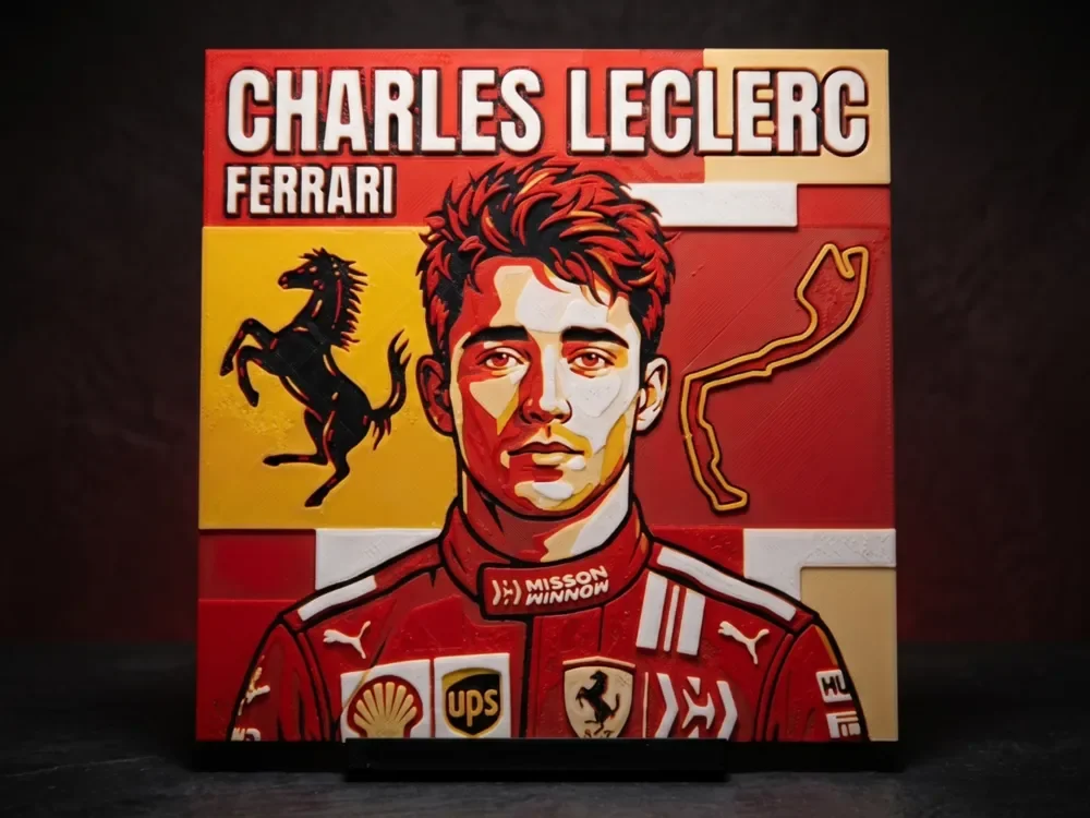 Charles Leclerc Ferrari - Hueforge Charles Leclerc Ferrari - Hueforge