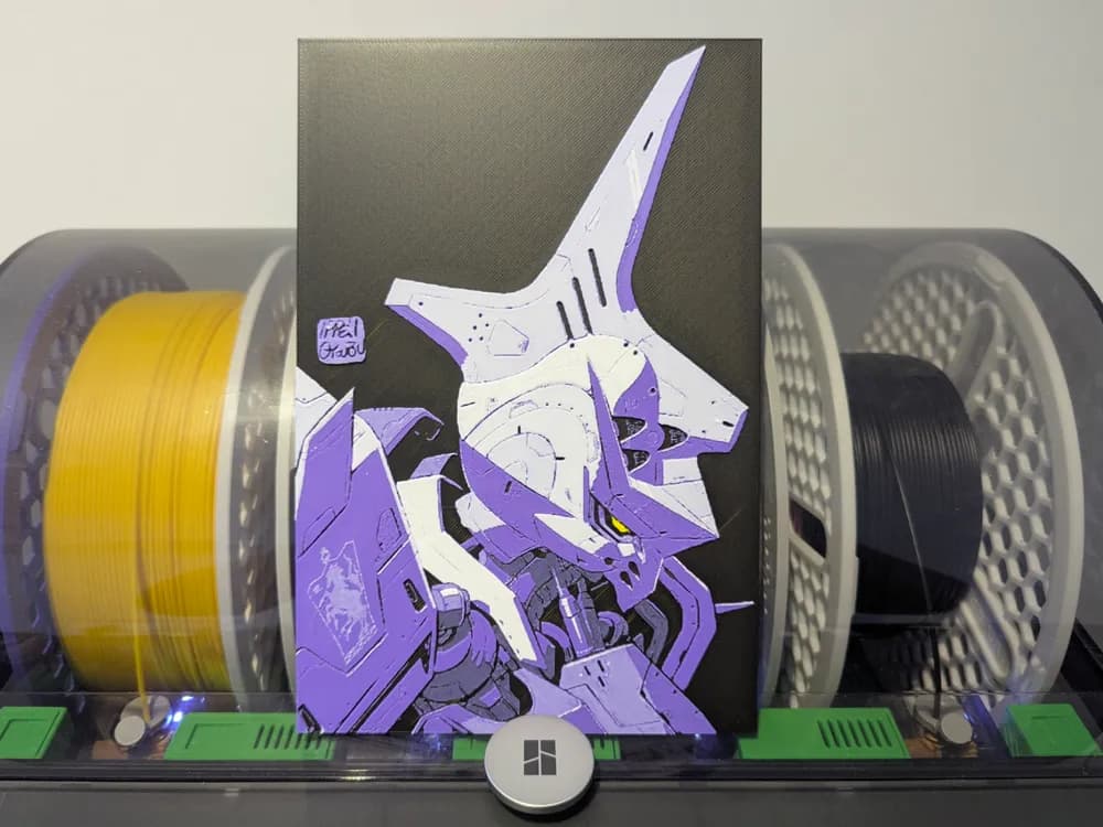 Gundam Kimaris Hueforge - Gundam IBO by Razel HueForge model: Gundam Kimaris Hueforge - Gundam IBO by Razel