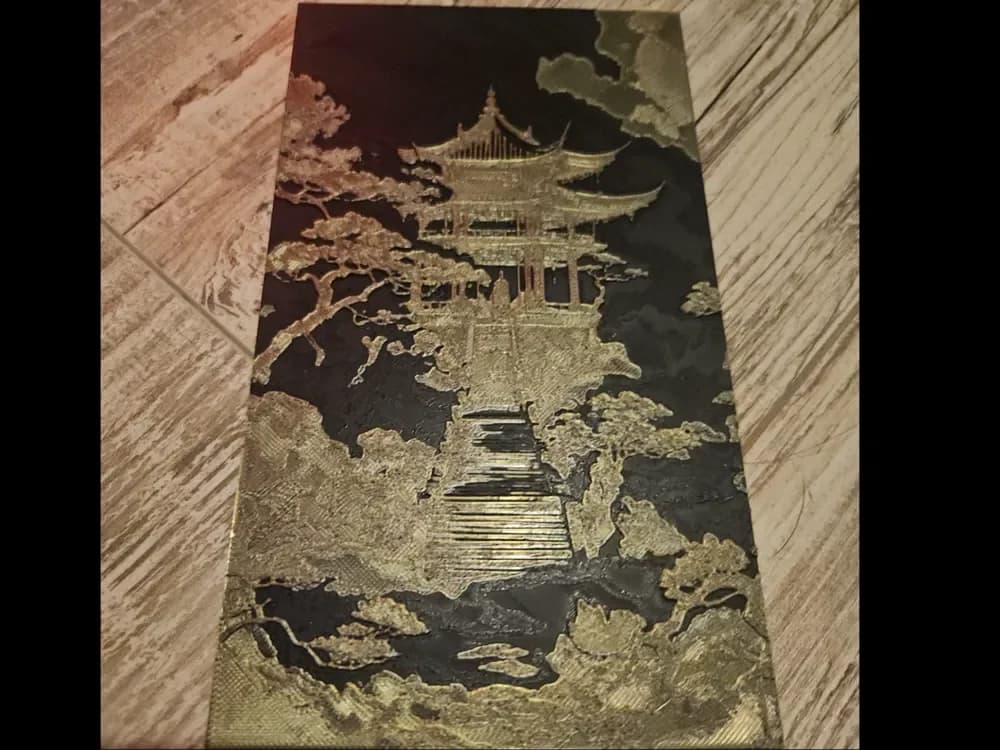 Japanese Temple - Hueforge by 3D_Rey HueForge model: Japanese Temple - Hueforge by 3D_Rey