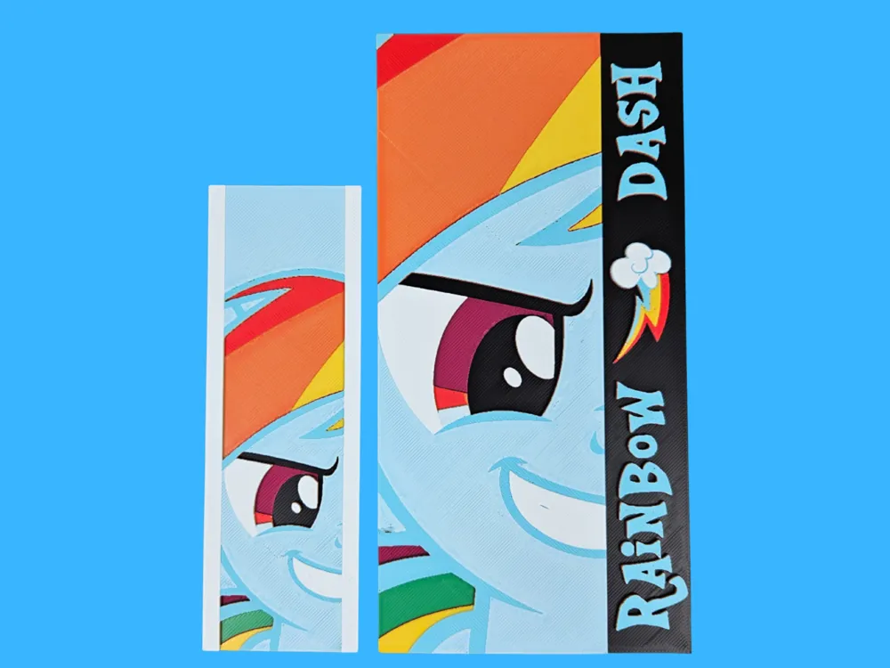 Rainbow Dash by BusyKikiBee HueForge model: Rainbow Dash by BusyKikiBee
