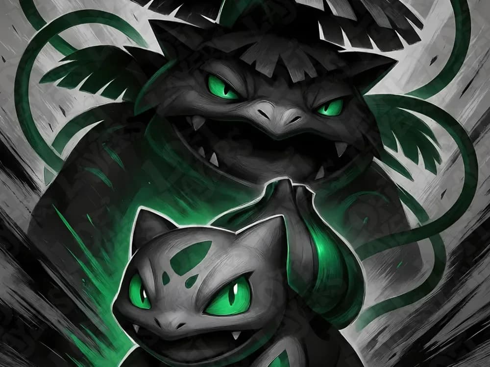 Bulbasaur & Venusaur Evolution Hueforge by LoFi Layers HueForge model: Bulbasaur & Venusaur Evolution Hueforge by LoFi Layers