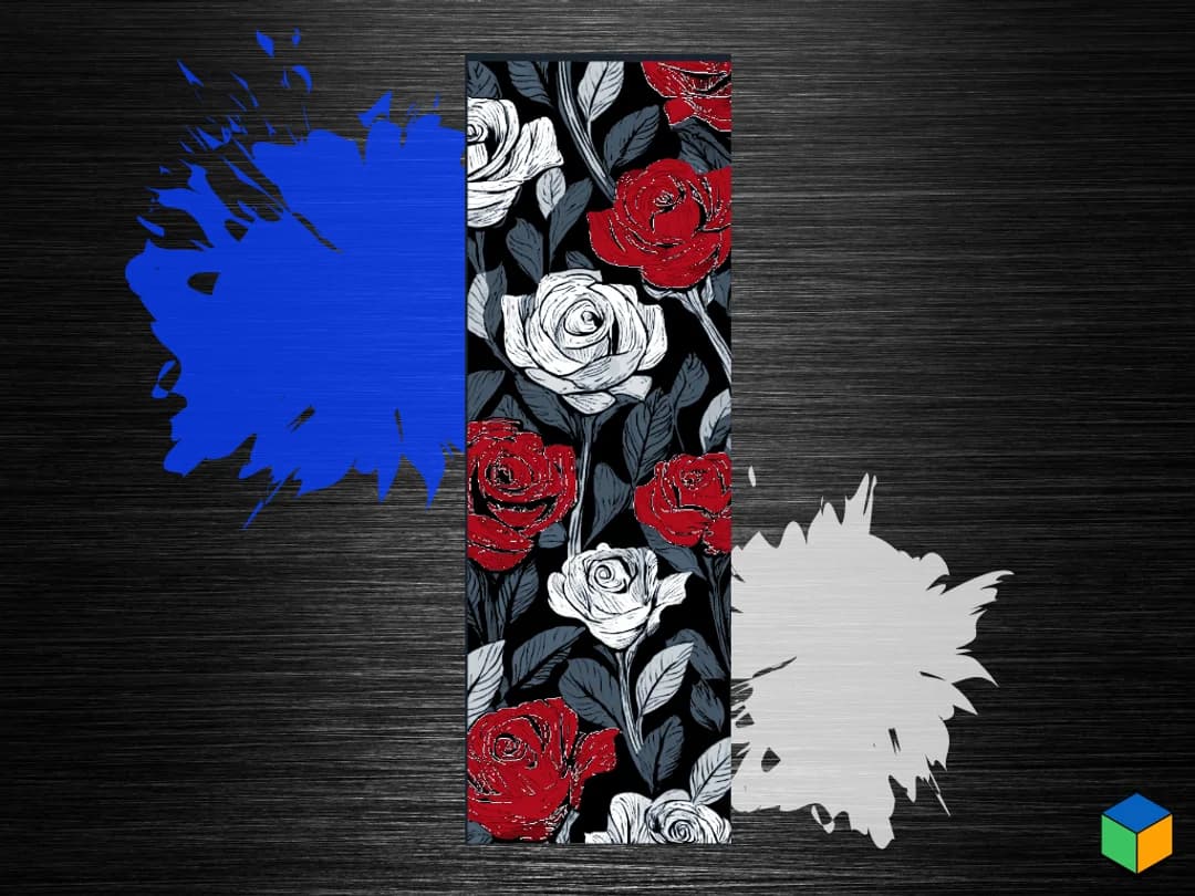 🌹 Roses Bookmark by 3D Prints By Vic HueForge model: 🌹 Roses Bookmark by 3D Prints By Vic