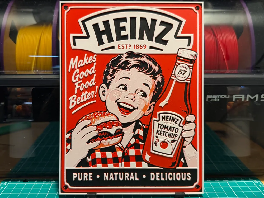Heinz Ketchup Vintage Poster Heinz Ketchup Vintage Poster