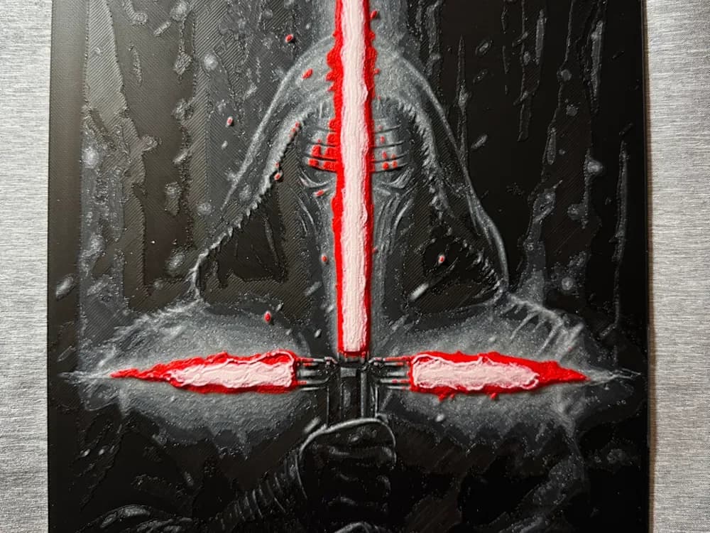 Kylo Ren 2 Hueforge by Hey Ben HueForge model: Kylo Ren 2 Hueforge by Hey Ben