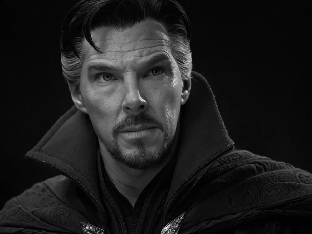 Dr Strange Hueforge ( Benedict Cumberbatch ) by leshowpatate HueForge model: Dr Strange Hueforge ( Benedict Cumberbatch ) by leshowpatate