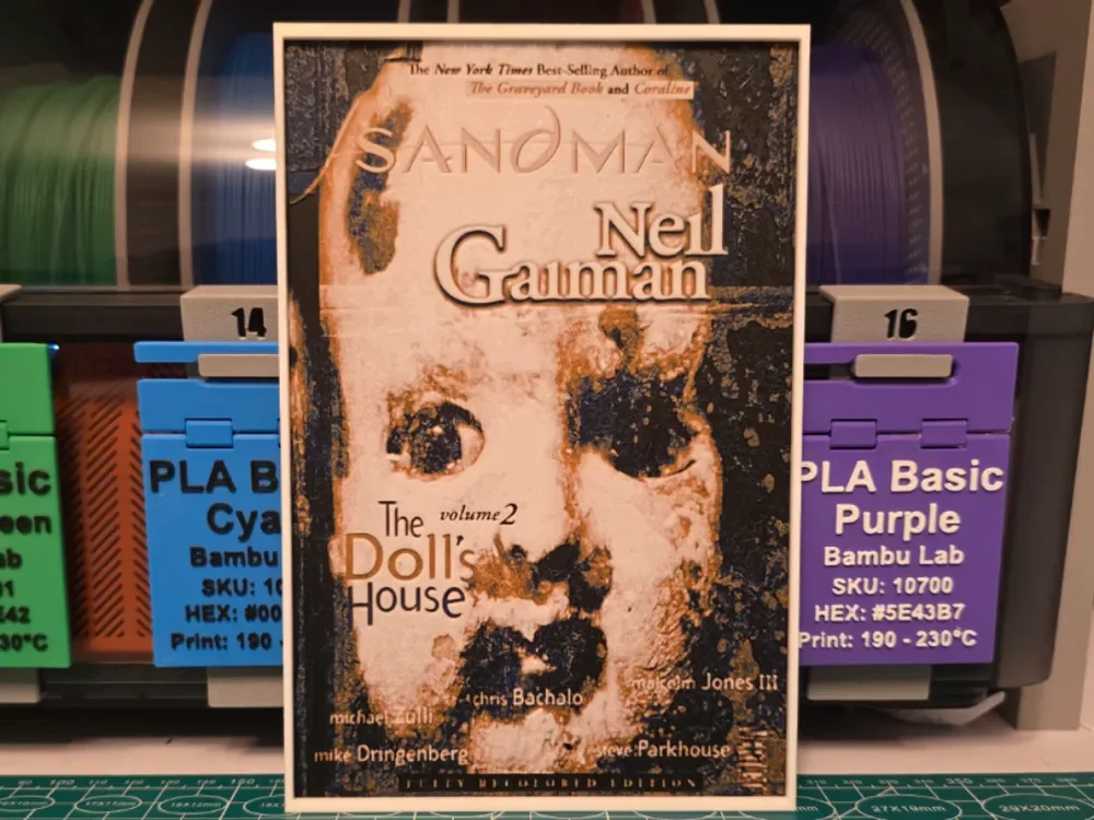 HueForge model: The Sandman Vol. 2: The Doll's House - Hueforge by Lumpy3D