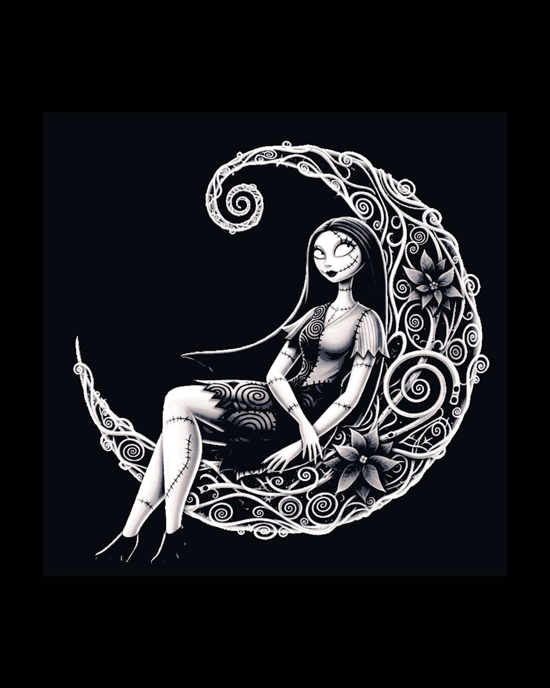 Fan Art cut out hueforge design of Sally from Nightmare Before Christmas Fan Art cut out hueforge design of Sally from Nightmare Before Christmas