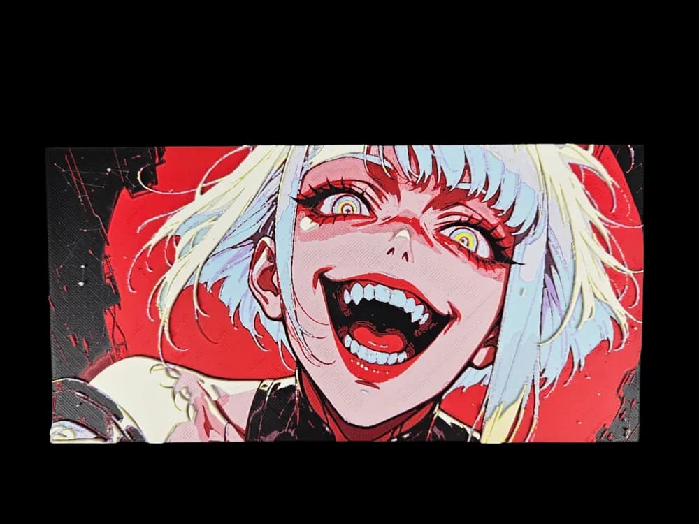 Lucy - Cyberpunk 2077 by BusyKikiBee HueForge model: Lucy - Cyberpunk 2077 by BusyKikiBee