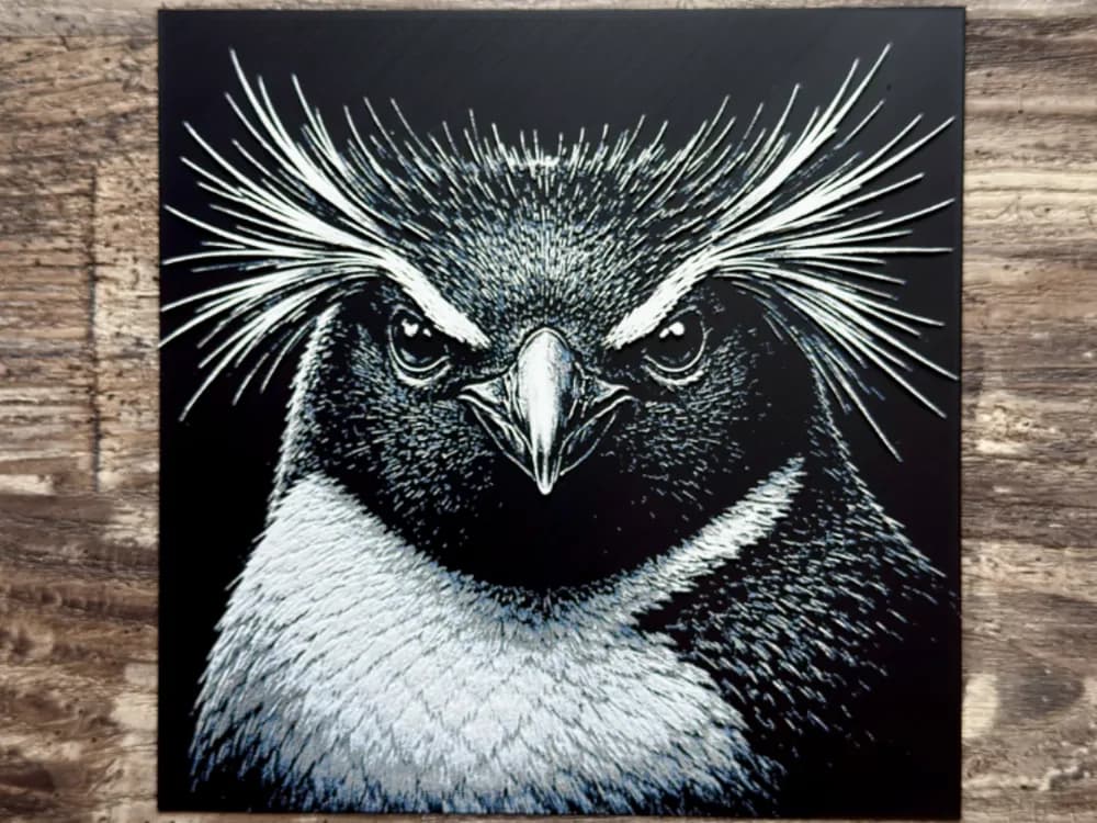 Penguin Wildlife Series by novy HueForge model: Penguin Wildlife Series by novy