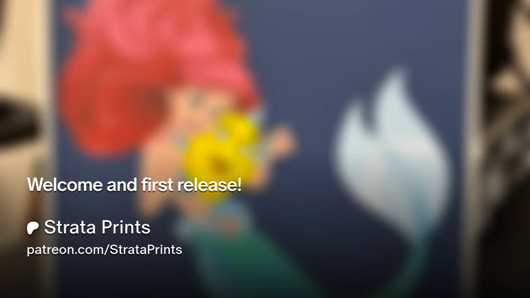 Ariel and Flounder by Strata Prints HueForge model: Ariel and Flounder by Strata Prints