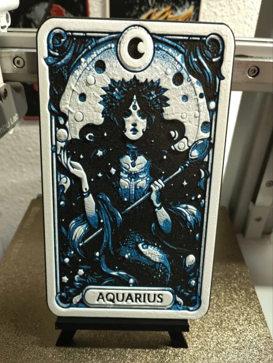 AQUARIUS by FYTY112 HueForge model: AQUARIUS by FYTY112